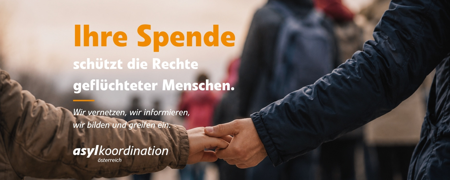 Ihre Spende schützt die Rechte geflüchteter Menschen.