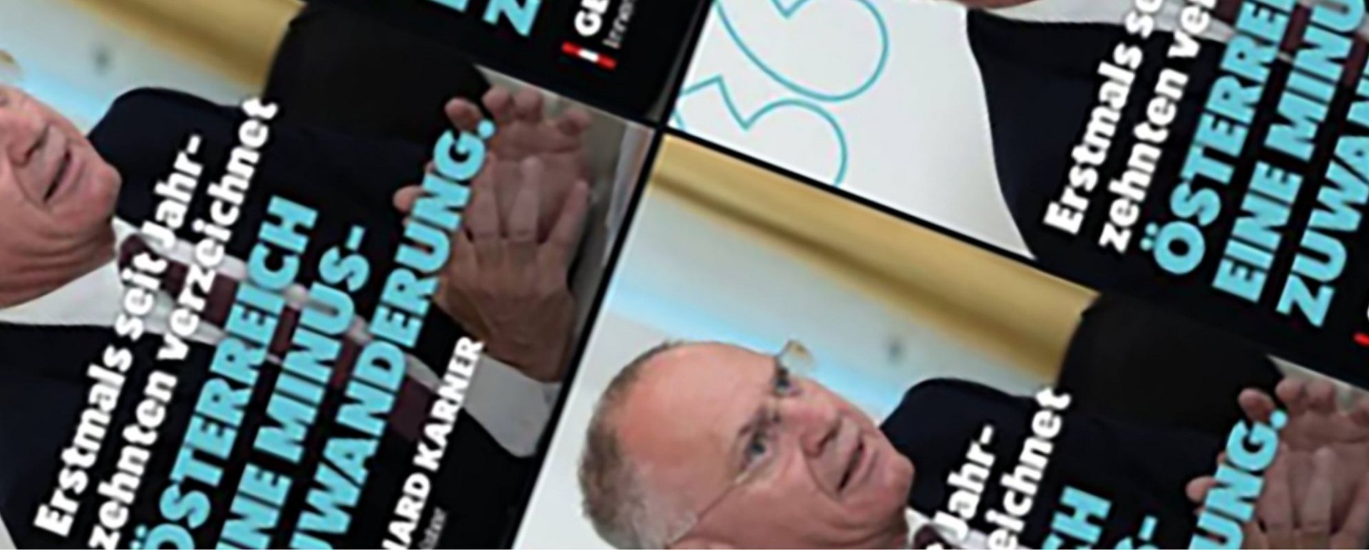Instagram-Beiträge der ÖVP zum Begriff Minuszuwanderung