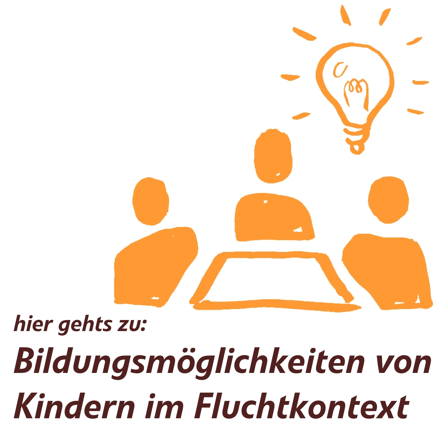 Link zu Bildungsmöglichkeiten von Kindern im Fluchtkontext
