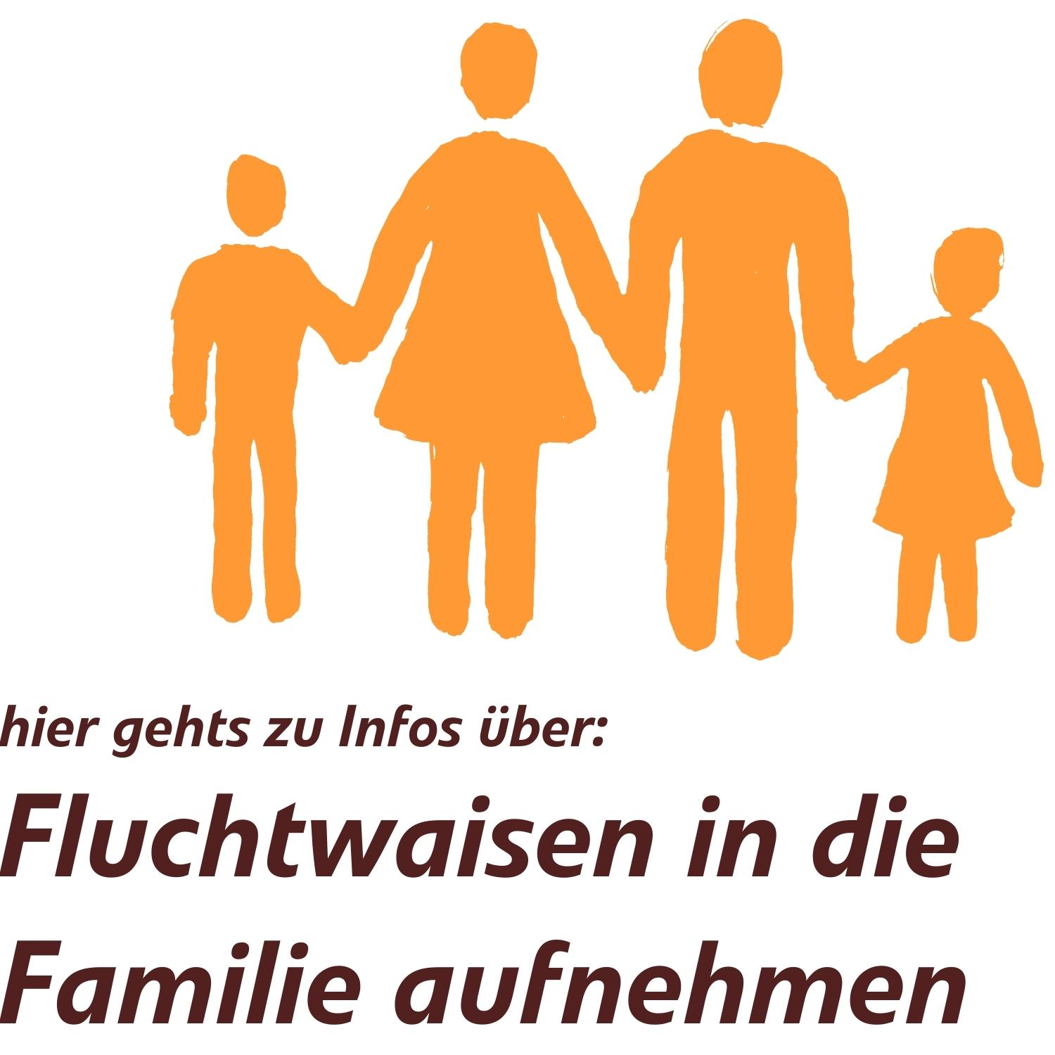 Link zu Fluchtwaisen in Familie aufnehmen